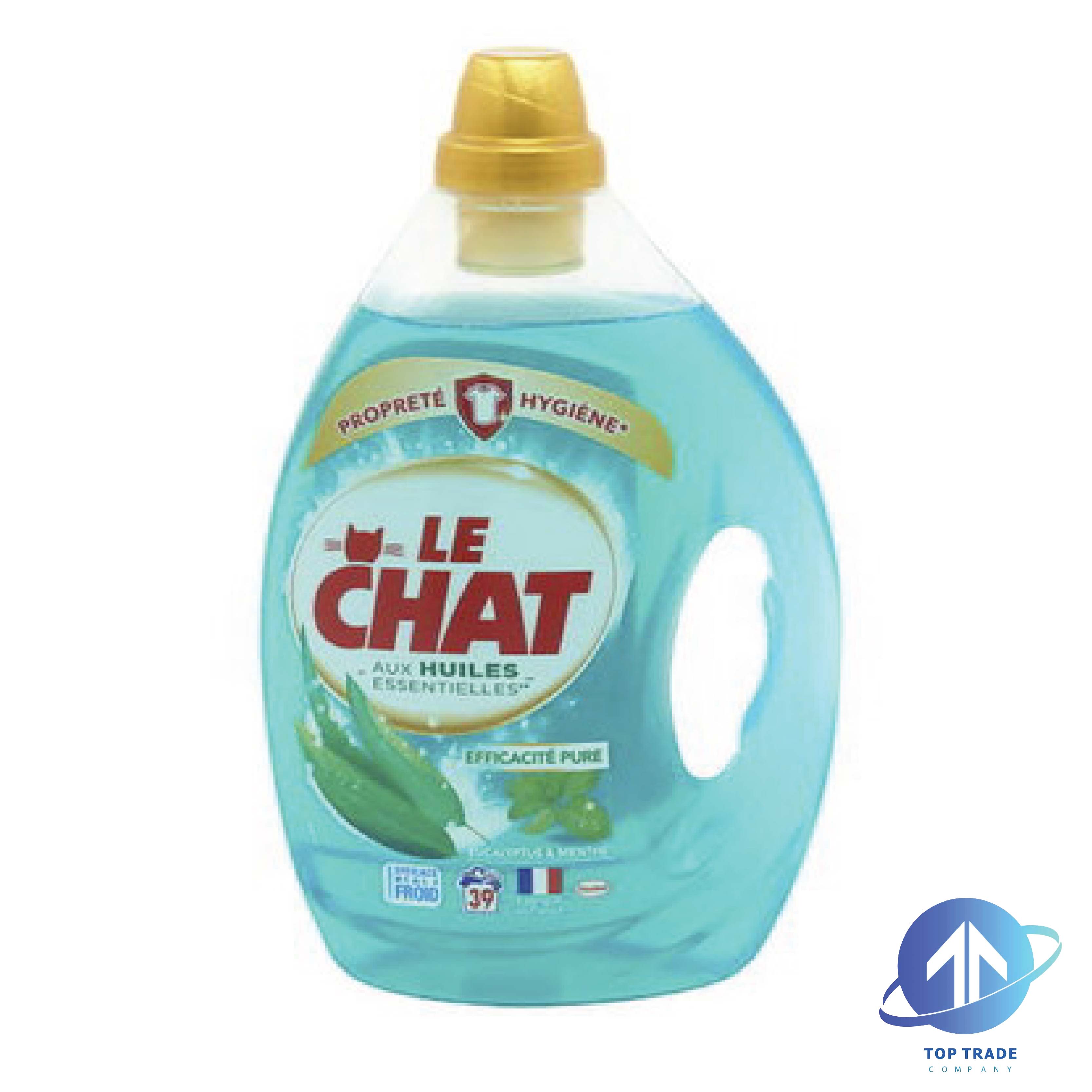 Le Chat washing liquid 1,95L/39sc essential oils Eucalyptus and Mint